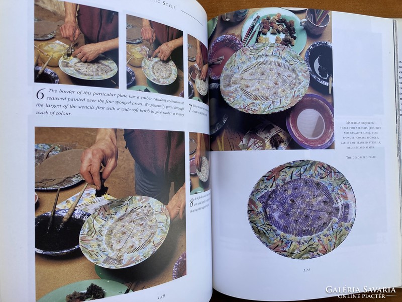 Ceramic style making and decorating patterned ceramic ware