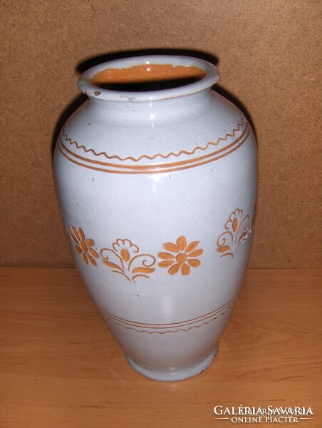 Hódmezővásárhely ceramic vase 24 cm (z)