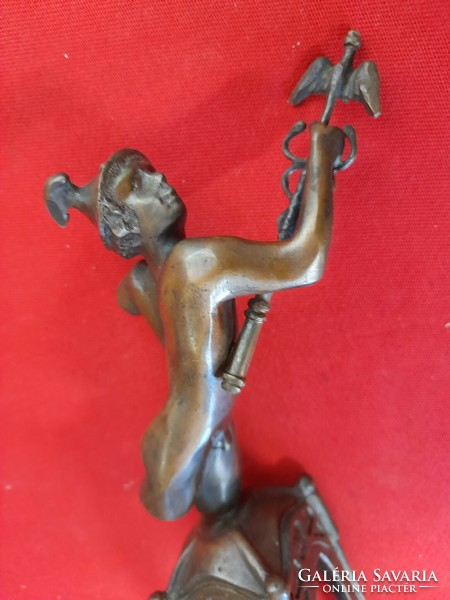 Bronze, copper Róbert Csíkszentmihályi 1940-2021, Venus bronze statue, small plastic fair prize. 1987.