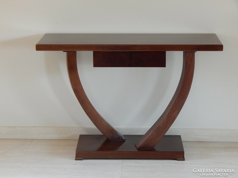 Art deco console table with drawers. (B-37)