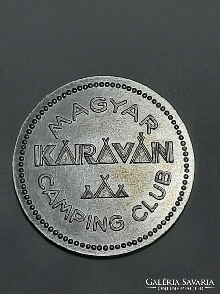 Magyar KARAVÁN Camping Club OTP  XII FIÓKJA 1977  Világtakarékossági Nap emlékérem