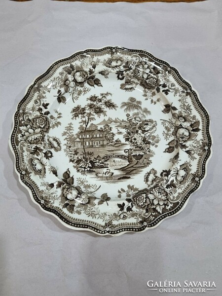 Old English porcelain plate