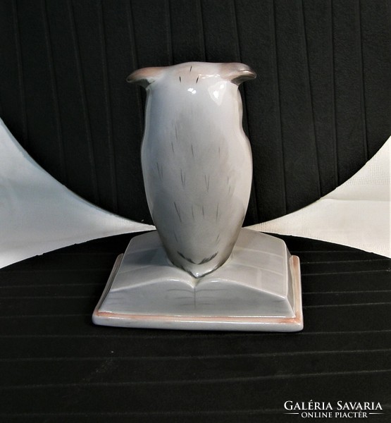 Nagy könyves Bagoly - Aquincum porcelán