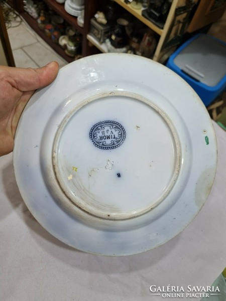 Régi angol porcelán tányér