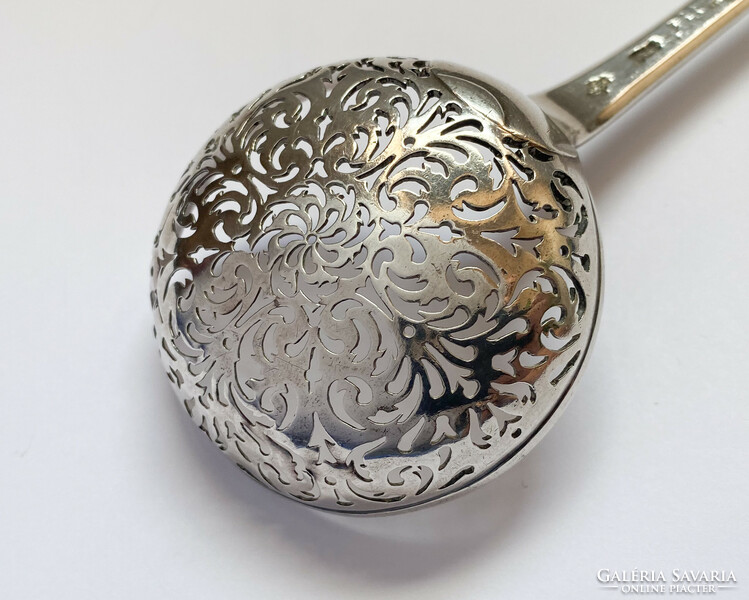 French silver sugar spoon 1756-72!