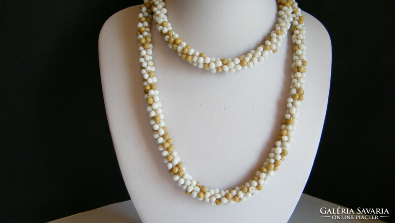 86cm long! Porcelain necklace