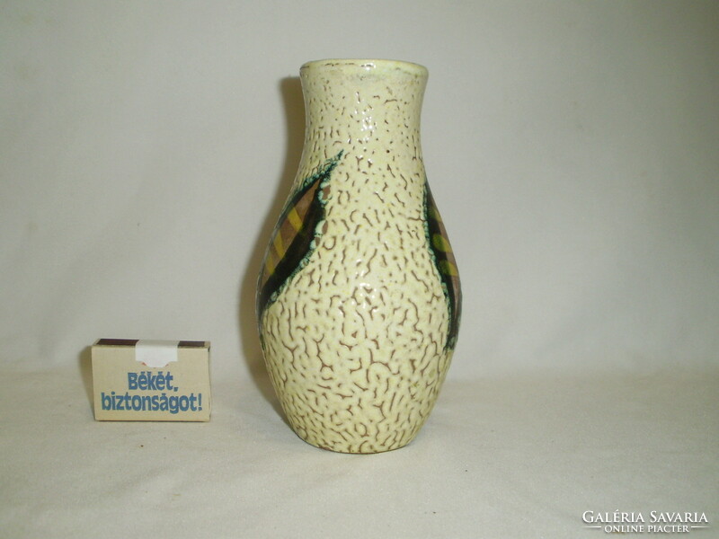 Vintage repesztett kerámia váza