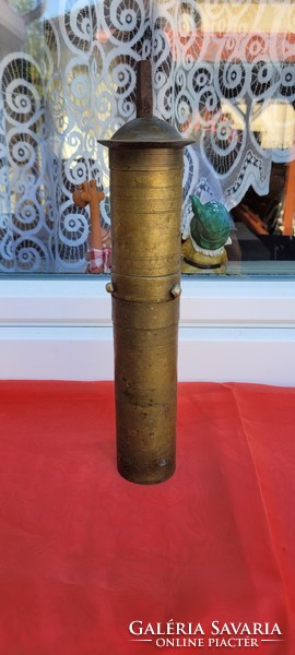 Large copper pepper grinder 31cm.