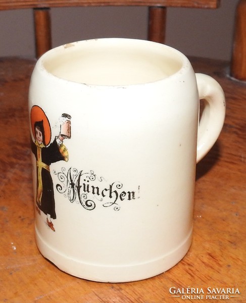 Antik bögre : Gruss aus München - antik ajándék csésze Münchenből