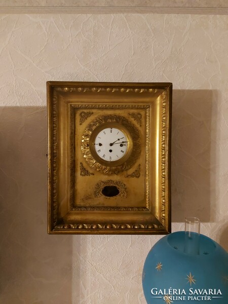 Antique fabulous Biedermeier frame clock!