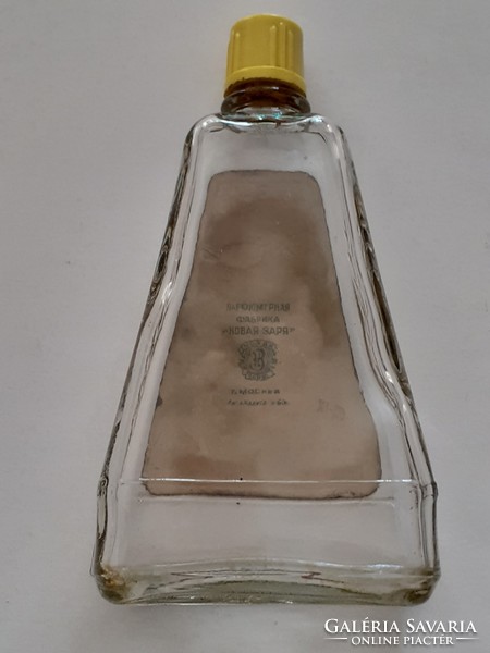 Retro Russian label perfume glass vintage cologne bottle
