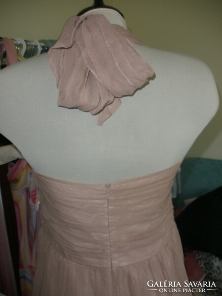 Silk 100% selyem ruha, fáradt rózsaszín