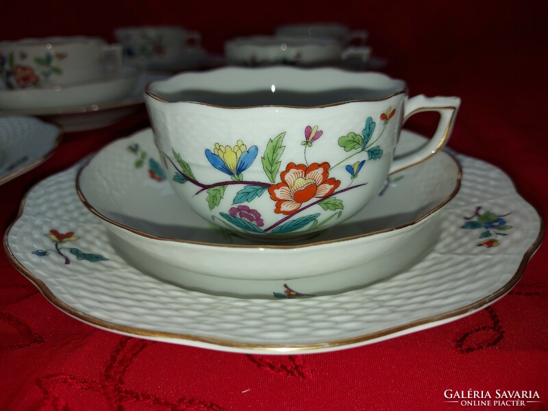 Herend tea set with oriental pattern