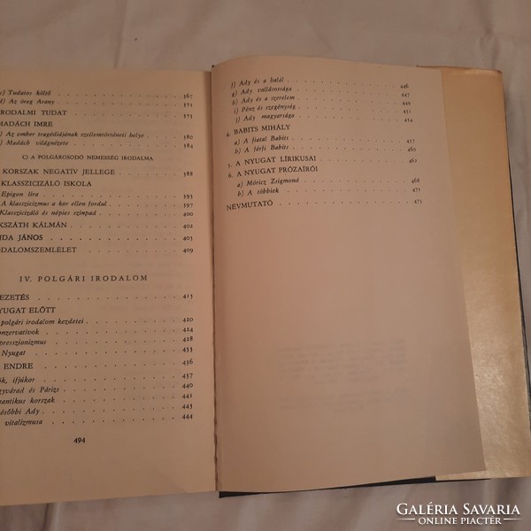 Serbian antal: Hungarian literary history seed publishing house 1972 fifth edition