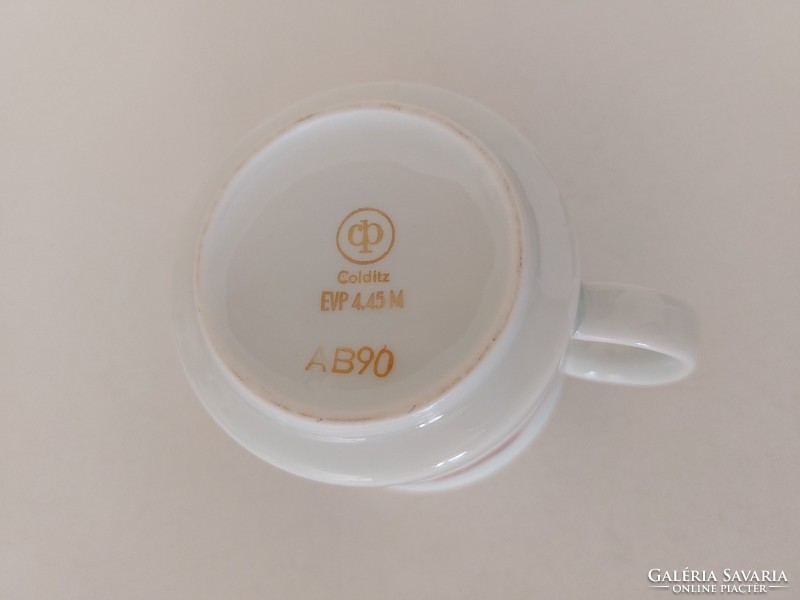 Old colditz porcelain floral mug retro tea cup