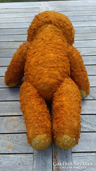 BRUMMOGÓ régi, antik, nagyon kedves arcú , barna szemű Teddy  Bear Mackó , Maci ,47cm magas,