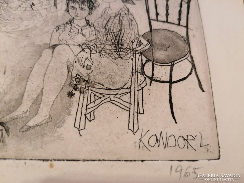Louis Kondor / original etching