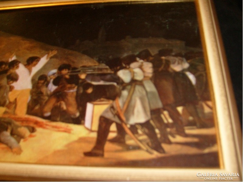 M 10 Goya, 1808 festmény reprodukciója nyomat ritkaság 29x22 cm