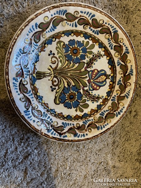 Hódmezővásárhelyi Csenki (Czvalinga ) István kerámia tányér