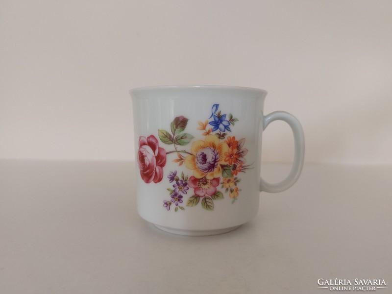Old colditz porcelain floral mug retro tea cup
