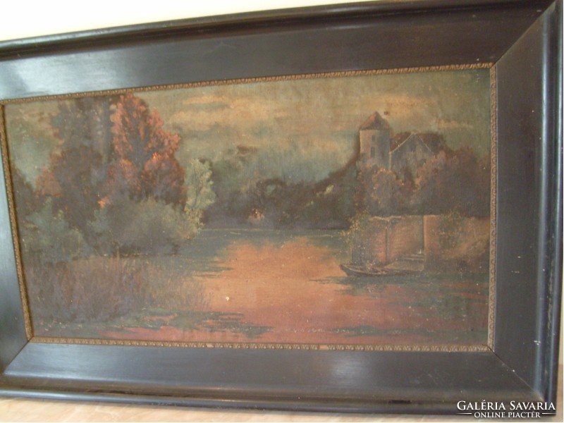 M12 Munkacsy style antique oil painting 90 x 56 cm collector's rarity for sale discounted