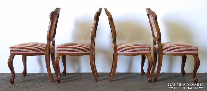1K302 Antik neobarokk támlás szék 4 darab