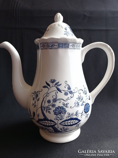 English Royal Tudor teapot with blue onion