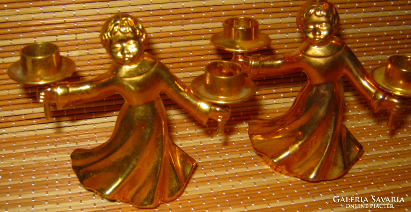Bmf nagel angel candle holder pair