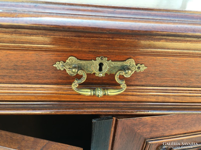 German pewter chest of drawers in good condition