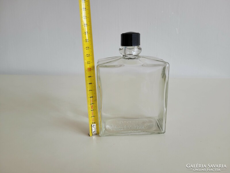 Régi nagy parfümös üveg Molnar & Moser Eau de Cologne kölnis palack 15 cm