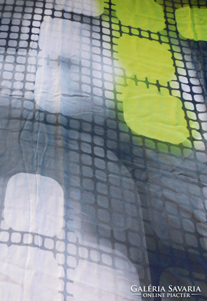 Satya Paul op art mintás nagy méretű selyemkendő, carré