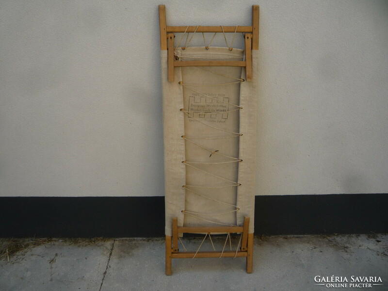 German camp stretcher.