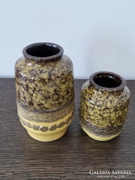 VEB Haldensleben gyűjtői  kerámia vázák -'70-es évek