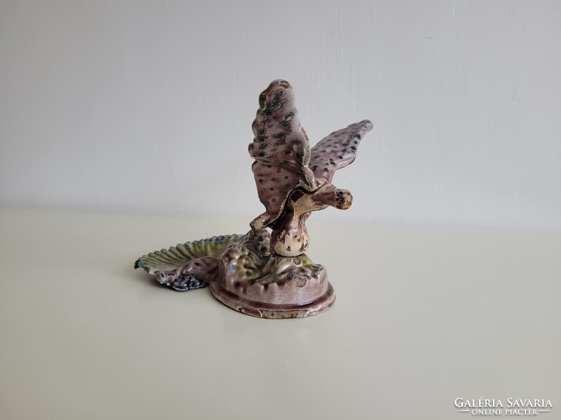 Old Vintage Enamel Enamel Cast Iron Eagle Turul Bird