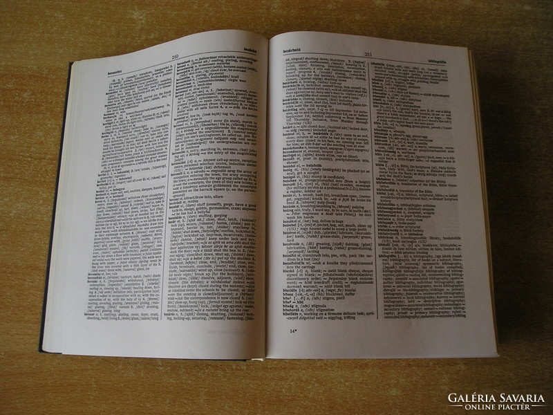 Hungarian-English dictionary 1-2.