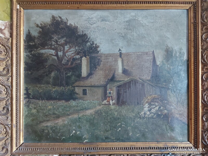 Western signed painting 169