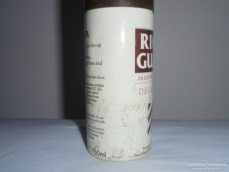Retro right guard deodorant deodorant spray bottle - gillette usa with konsumex Hungarian inscription - 1980s