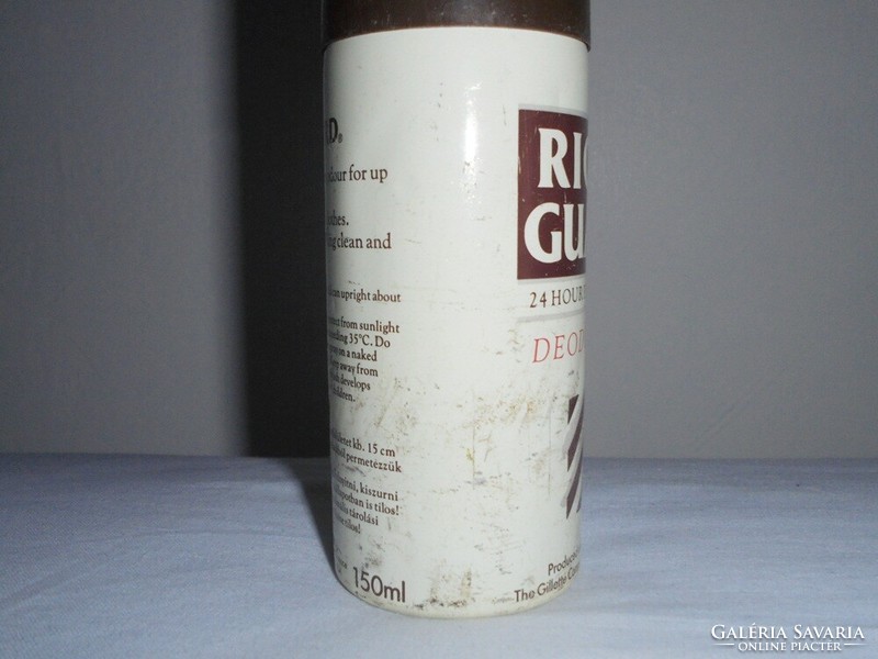 Retro Right Guard Deodorant dezodor spray flakon - Gillette USA Konsumex magyar felirattal - 1980-as