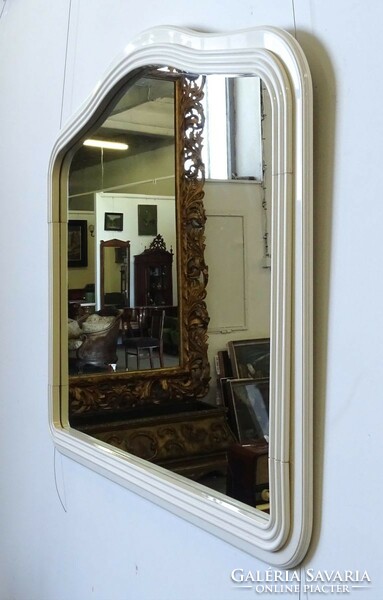 1K310 Nagyméretű fehér tükör 130 x 150 cm