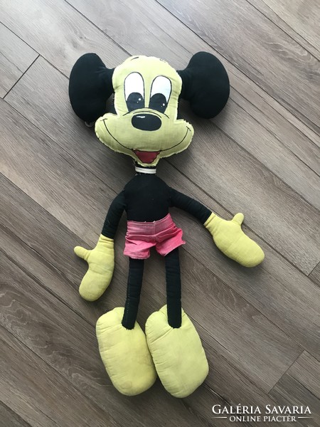 Nagy méretű antik Mickey egér, vintage Disney figura