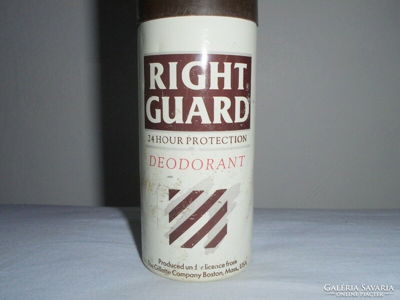 Retro Right Guard Deodorant dezodor spray flakon - Gillette USA Konsumex magyar felirattal - 1980-as