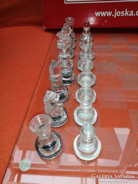 "JOSKA" asztali sakk készlet. Eredeti kartonjával.