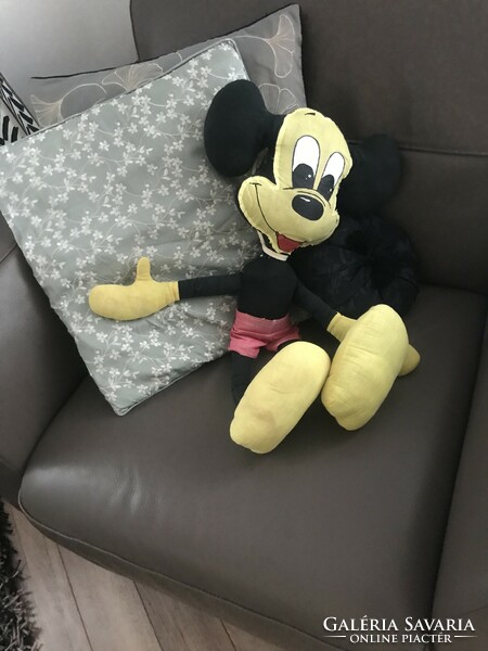 Nagy méretű antik Mickey egér, vintage Disney figura