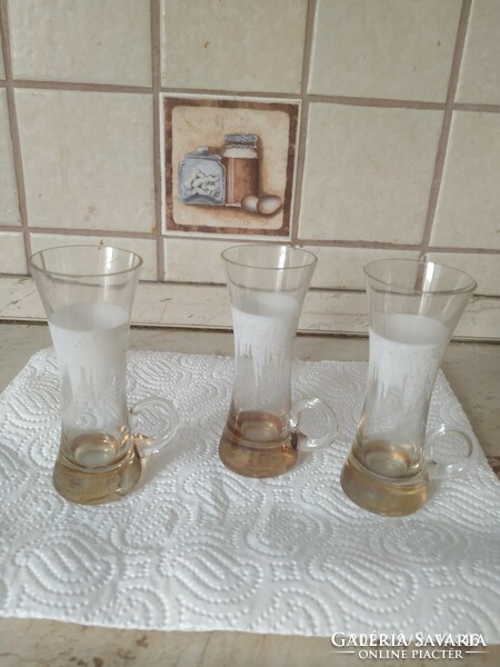 3 drinking glasses for sale!