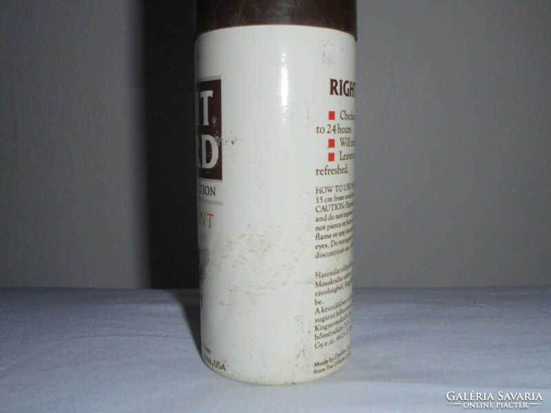 Retro Right Guard Deodorant dezodor spray flakon - Gillette USA Konsumex magyar felirattal - 1980-as