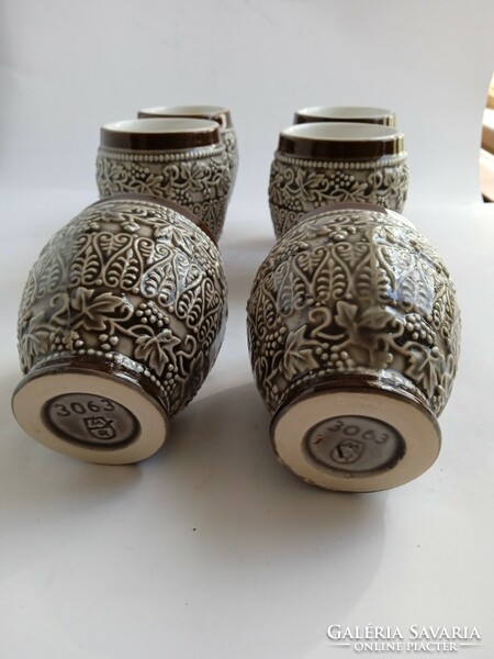 Beautiful stoneware goblets and glasses are rare!