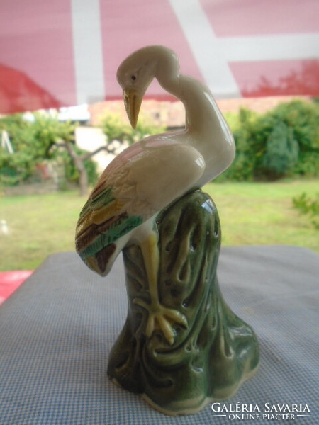 Altwien porcelain - crane bird small error advertising price