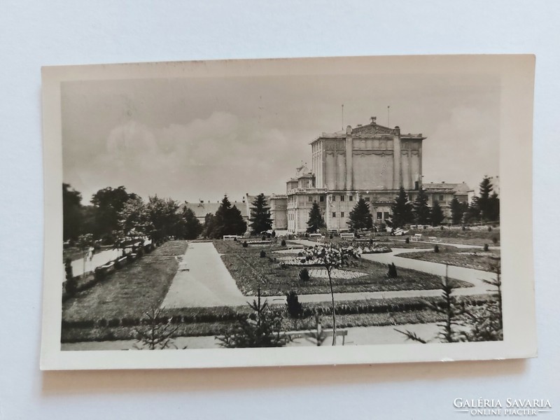 Régi képeslap fotó levelezőlap 1957 Kaposvár színház