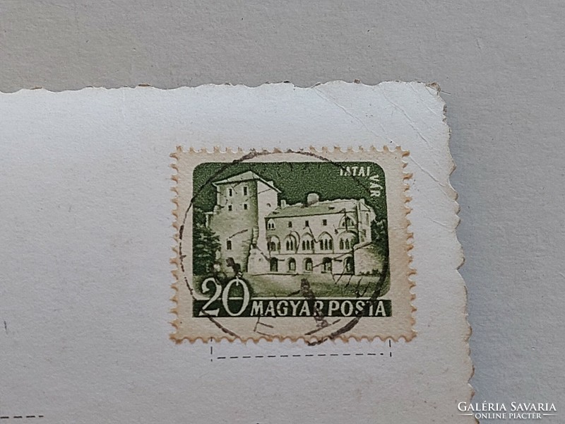 Régi képeslap fotó levelezőlap Sopron Storno-ház Tűztorony