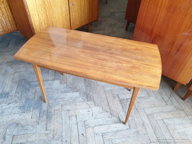 Old retro high-gloss table mid century